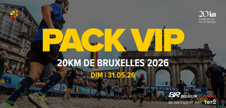 Pack VIP  - 20km de Bruxelles 2026 