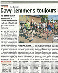 Davy Lemmens toujours en forme