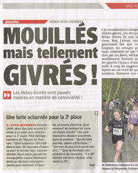 Mouillés mais tellement givrés!