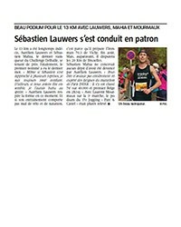 Sébastien Lauwers s'est conduit en patron